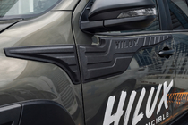 Toyota Hilux 2015- Listwy gorne drzwi (4 szt, ABS) zdjęcia 2