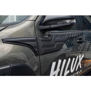 Listwy gorne drzwi (4 szt, ABS) Toyota Hilux 2015- zdjęcia 2