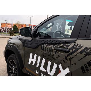 Listwy gorne drzwi (4 szt, ABS) Toyota Hilux 2015- zdjęcia 1