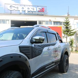 Listwy gorne drzwi (6 szt, ABS) Nissan Navara/NP300 2016- zdjęcia 4