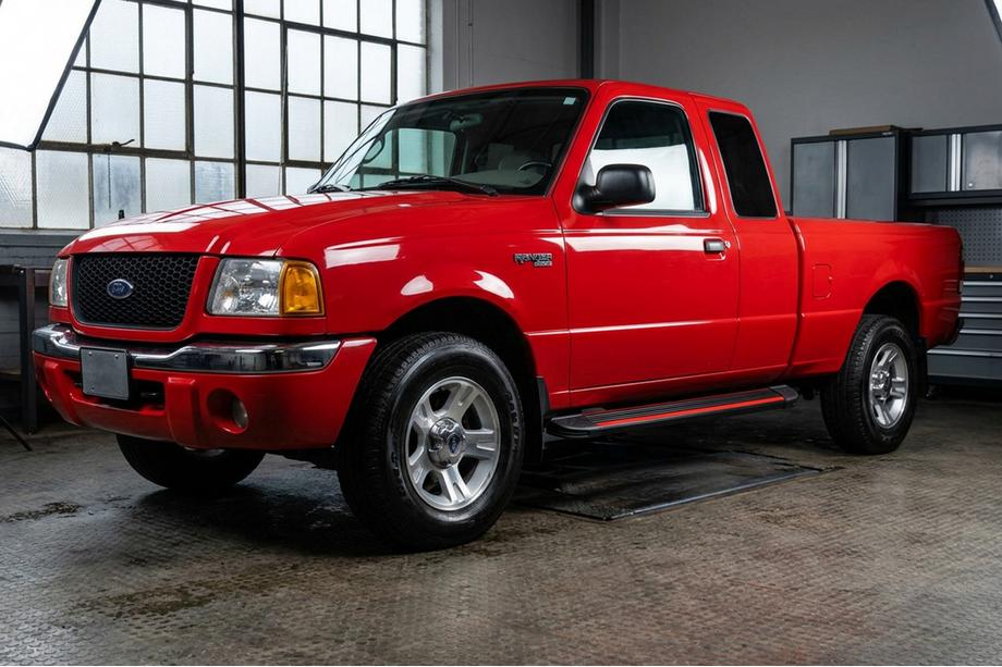 Ford Ranger 2002-2006 Progi Boczné Maya Red (2 szt., Aluminium) Image