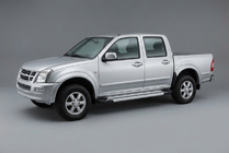 Isuzu D-Max 2002-2011 Progi Boczné Vision New Grey (2007-2012, 2 szt., Aluminium) zdjęcia 1