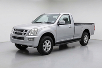 Isuzu D-Max 2002-2011 Progi Boczné Tayga Black (2007-2012, 2 szt., Aluminium) zdjęcia 1
