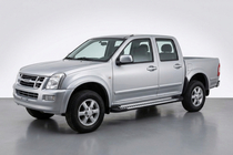 Isuzu D-Max 2002-2011 Progi Boczne Line (2007-2012, 2 szt., Aluminium) zdjęcia 1