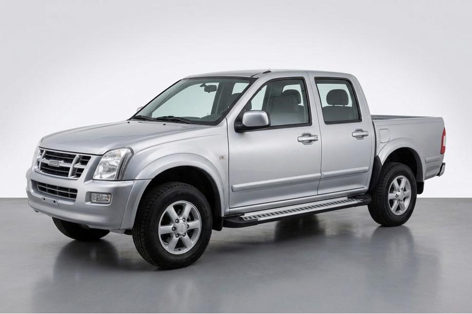 Isuzu D-Max 2002-2011 Progi Boczne Line (2007-2012, 2 szt., Aluminium) Image