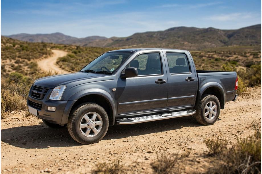 Isuzu D-Max 2002-2011 Progi Boczné Mevsim Grey (2007-2012, 2 szt., Aluminium) Image