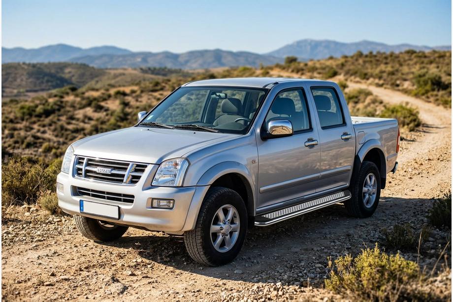 Isuzu D-Max 2002-2011 Progi Boczné Maydos V2 (2007-2012, 2 szt., Aluminium) Image