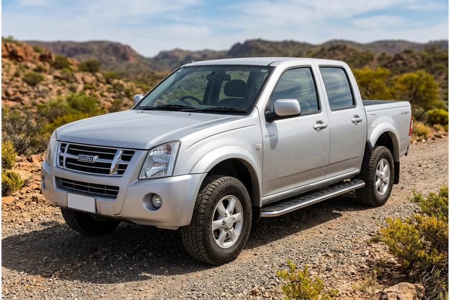 Isuzu D-Max 2002-2011 Progi Boczné Maydos V1 (2007-2012, 2 szt., Aluminium) Image