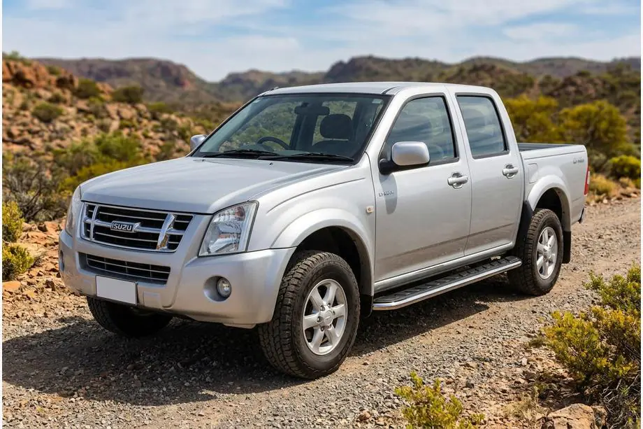 Isuzu D-Max 2002-2011 Progi Boczné Maydos V1 (2007-2012, 2 szt., Aluminium) Image