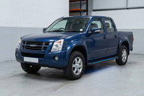 Isuzu D-Max 2002-2011 Progi Boczné Maya Blue (2007-2012, 2 szt., Aluminium) zdjęcia 1