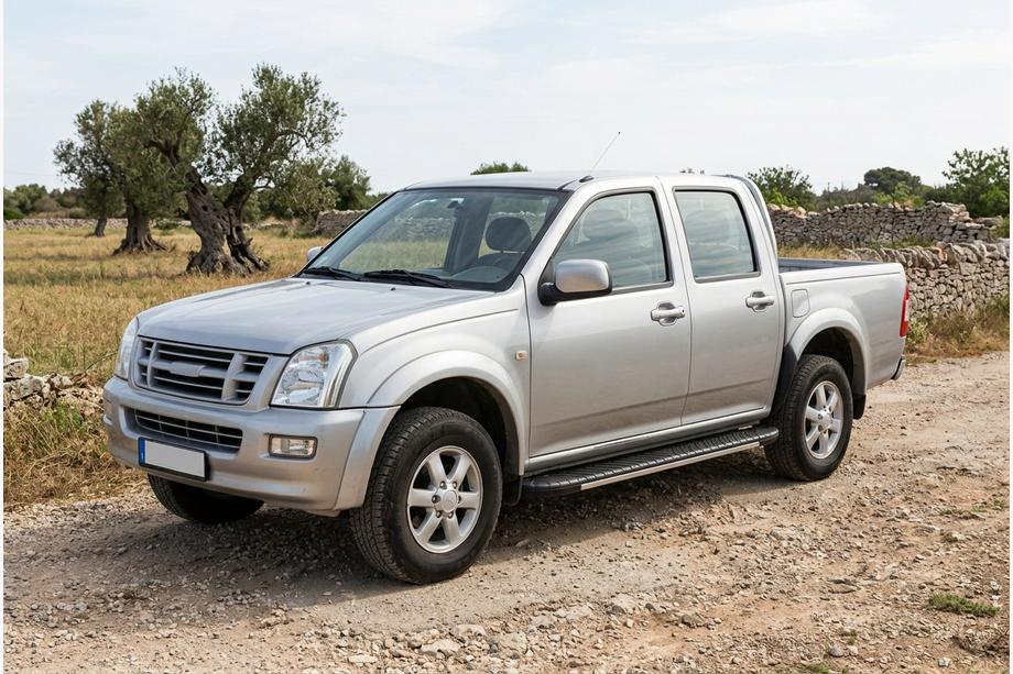 Isuzu D-Max 2002-2011 Progi Boczné Bosphore Grey (2007-2012, 2 szt., Aluminium) Image