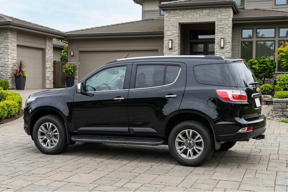 Chevrolet Trailblazer 2012-2019 Progi Boczné Bosphorus Black (2 szt., Aluminium) Image
