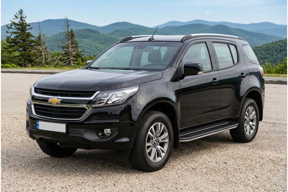 Chevrolet Trailblazer 2012-2019 Progi Boczné Duru (2 szt., Aluminium) Image