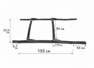 GreatWall Haval/Hover H3 2005-2013 Relingi dachowe OEM zdjęcia 4
