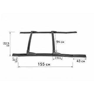 Relingi dachowe OEM GreatWall Haval/Hover H3 2005-2013 zdjęcia 4