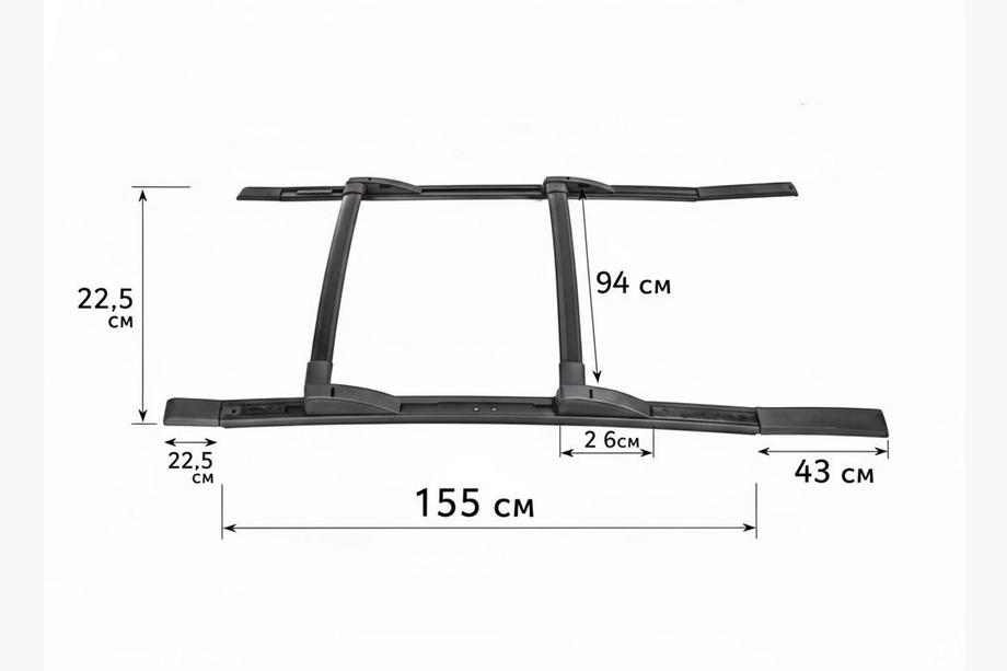 GreatWall Haval/Hover H3 2005-2013 Relingi dachowe OEM Zdjęcia 4
