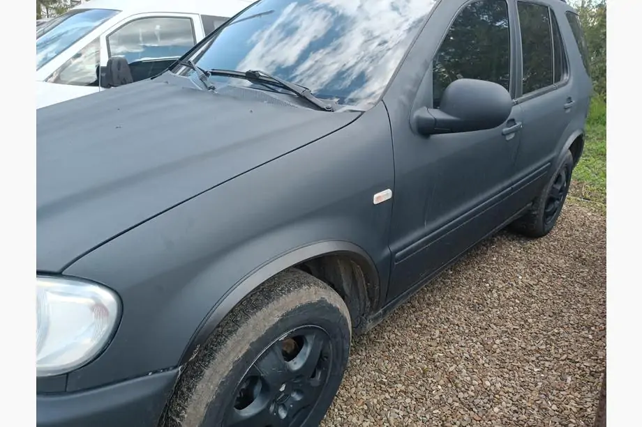 Mercedes ML W163 1997-2005 Poszerzenia nadkoli (4 szt, czarne, plastik ABS) Image