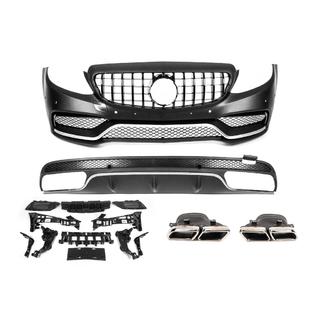 Zestaw body kit z dyfuzorem V1 (AMG C63-design 2014-2018) zdjęcia 1