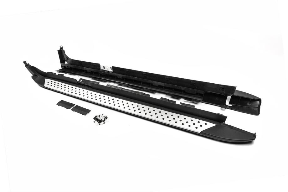 BMW X3 F25 2011-2018 Progi Boczné V3 OEM (2 szt., Aluminium) Image