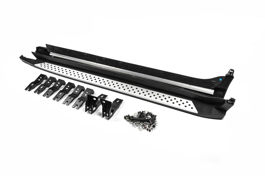 BMW X4 F26 2014-2018 Progi Boczné OEM V3 (2 szt., Aluminium) Image