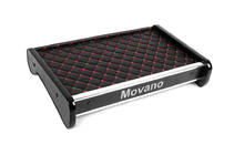 Opel Movano 2004-2010 Półka na deskę rozdzielczą (Czarna z czerwonym przeszyciem) zdjęcia 3