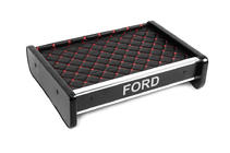 Ford Transit 1991-2000 Półka na deskę rozdzielczą (Czarna z czerwonym przeszyciem) zdjęcia 3