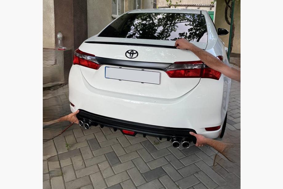 Toyota Corolla 2013-2019 Dyfuzor Tylny V3 (1234 Upgrade) Image