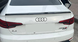 Audi A4 B9 2015-2024 Spojler Lip (1234 Upgrade, Czarny) zdjęcia 1