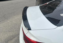 Audi A4 B9 2015-2024 Spojler Lip (1234 Upgrade, Czarny) zdjęcia 3