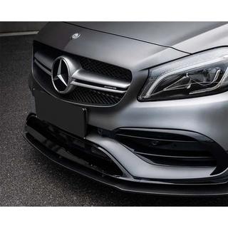 Przedni splitter (do AMG-Line / A45 AMG HB 2016-2018, czarny) Mercedes A-сlass W176 2012-2018 zdjęcia 2