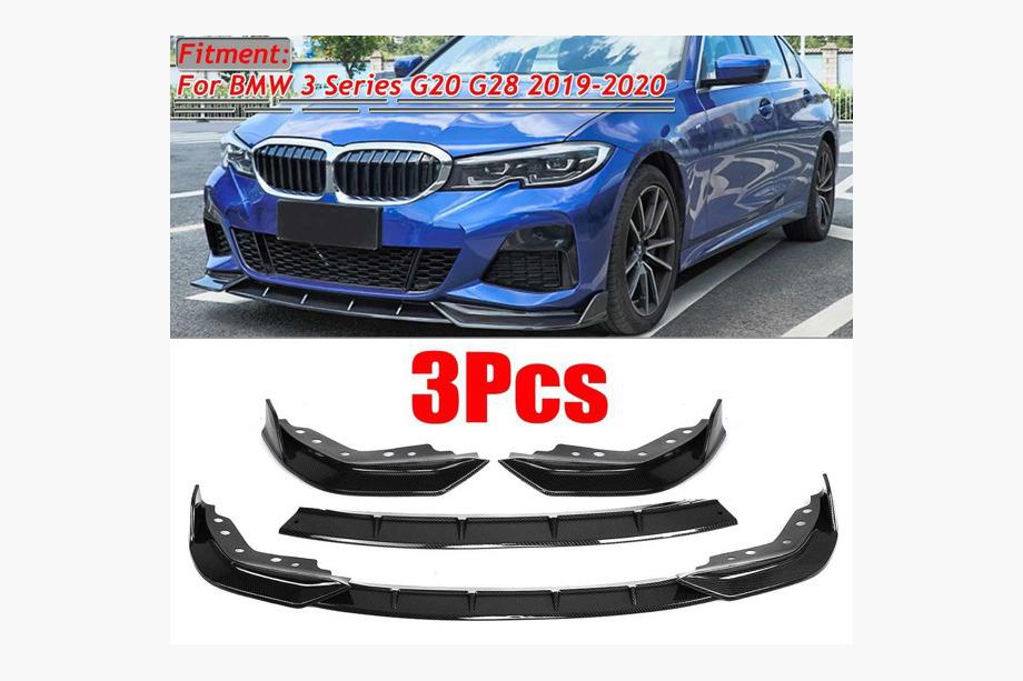 BMW 3 Series G20/G21 2018- Lotka przednia 1234 Upgrade (czarna) Image