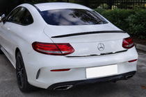 Mercedes C-class W205 2014-2021 Spojler do Coupe (1234 Upgrade, czarny) zdjęcia 1