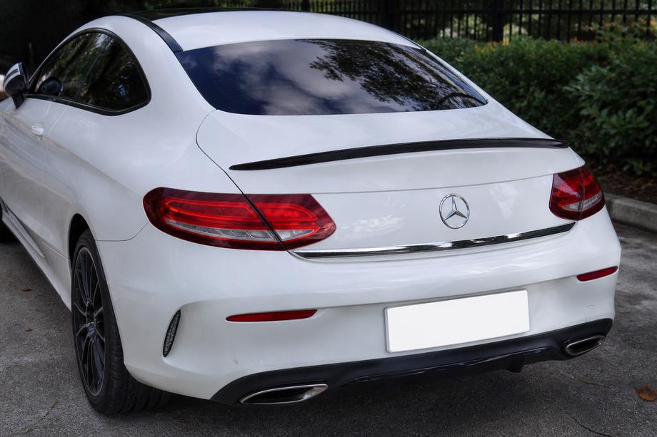 Mercedes C-class W205 2014-2021 Spojler do Coupe (1234 Upgrade, czarny) Image