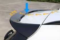 BMW X1 F48 2015-2022 Spojler Lip (1234 Upgrade, Czarny) zdjęcia 8