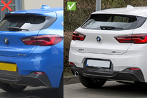 BMW X2 F39 2018-2023 Spojler Lip (1234 Upgrade, Czarny) zdjęcia 8