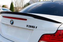 BMW 1 Series E81/E82/E87/E88 2004-2011 Spojler Lip (do E82, czarny) zdjęcia 1