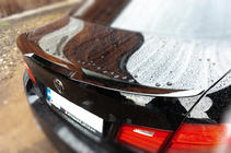 BMW 5 Series F10/F11 2010–2016 Spojler LIP V1 (1234 Upgrade, Czarny) zdjęcia 3