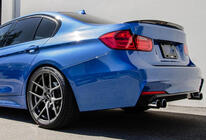 BMW 3 Series F30/F31 2012-2019 Spoiler LIP V2 (1234 Upgrade, Czarny) zdjęcia 2