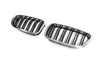 BMW 5 Series F10/F11 2010–2016 Atrapa nerkowa (2 szt, Chrom) zdjęcia 1