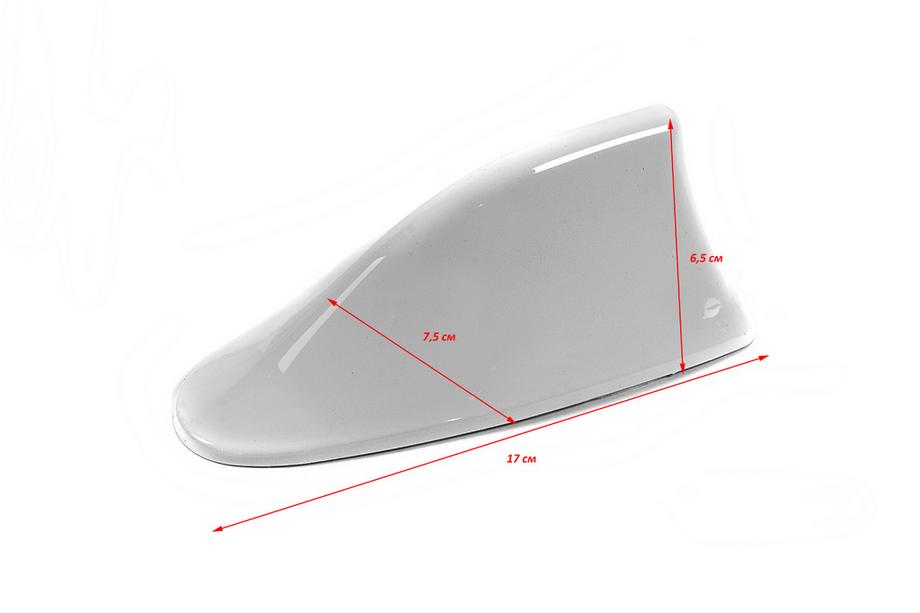 Antena typu shark fin (biała, ABS) Zdjęcia 5