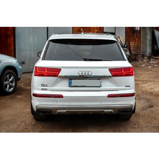Listwa chromowana nad tablicą rejestracyjną (stal nierdzewna) Audi Q7 2015–2026 zdjęcia 4