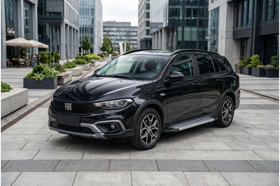 Fiat Tipo Cross 2021- Progi Boczné Vision New Grey (2 szt., Aluminium) Image