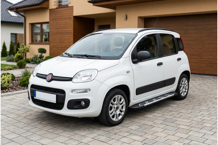 Fiat Panda 2011-2023 Progi Boczné Sunrise (2 szt., Aluminium) Image