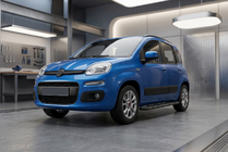 Fiat Panda 2011-2023 Progi Boczné Tayga Black (2 szt., Aluminium) zdjęcia 1