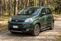 Fiat Panda 2011-2023 Progi Boczné Bosphore Grey (2 szt., Aluminium) zdjęcia 1