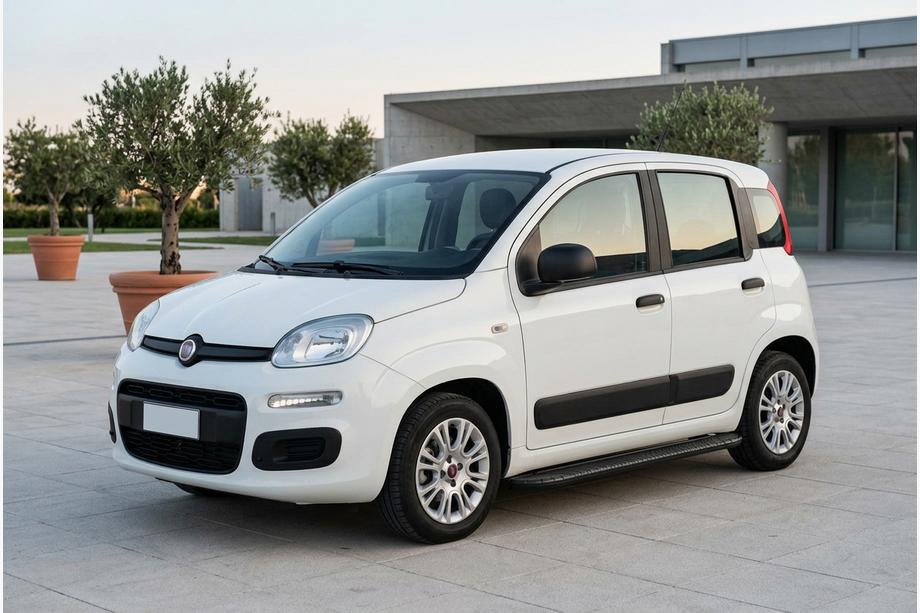 Fiat Panda 2011-2023 Progi Boczne Bosphore Black (2 szt., Aluminium) Image