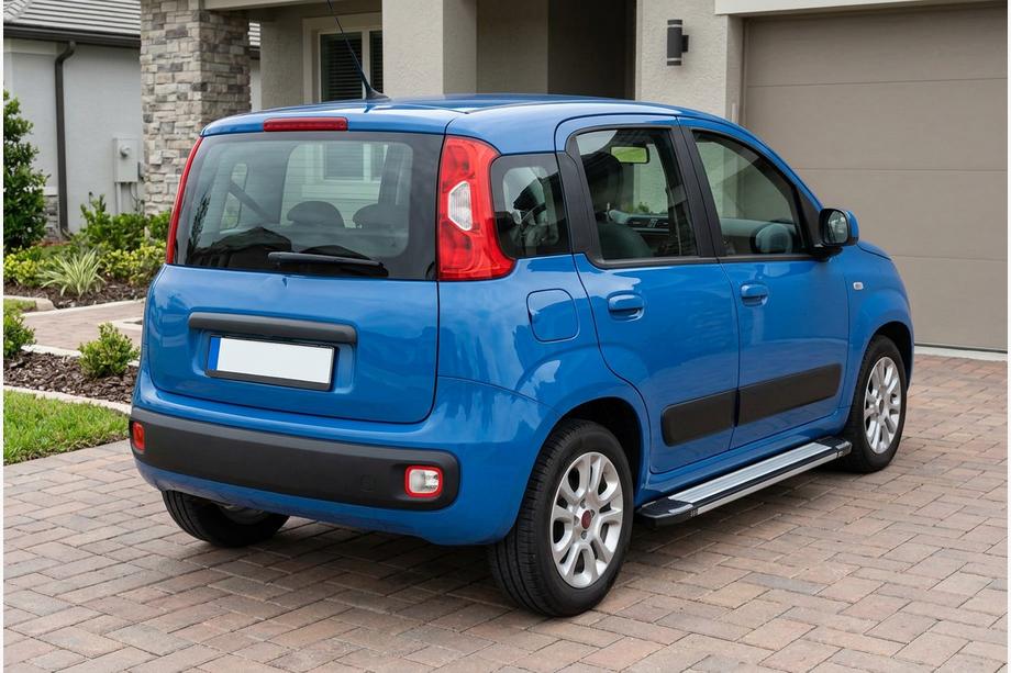 Fiat Panda 2011-2023 Progi Boczné Rainbow (2 szt., Aluminium) Image