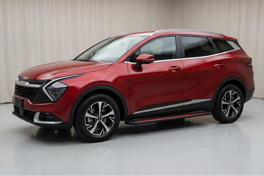 Kia Sportage 2021- Progi Boczné Maya Red (2 szt., Aluminium) Image
