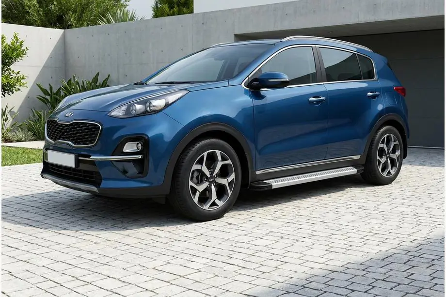 Kia Sportage 2021- Progi Boczne Maya V2 (2 szt., Aluminium) Image