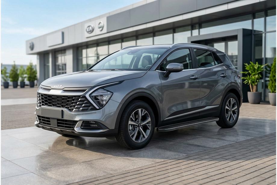 Kia Sportage 2021- Progi Boczne Bosphore Black (2 szt., Aluminium) Zdjęcia 1